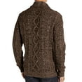 thumbnail image 3 of Dellytop Mens Shawl Neck Cardigan Sweater Cable Knit Zip Up Closure With Pockets Winter Jacket, 3 of 3