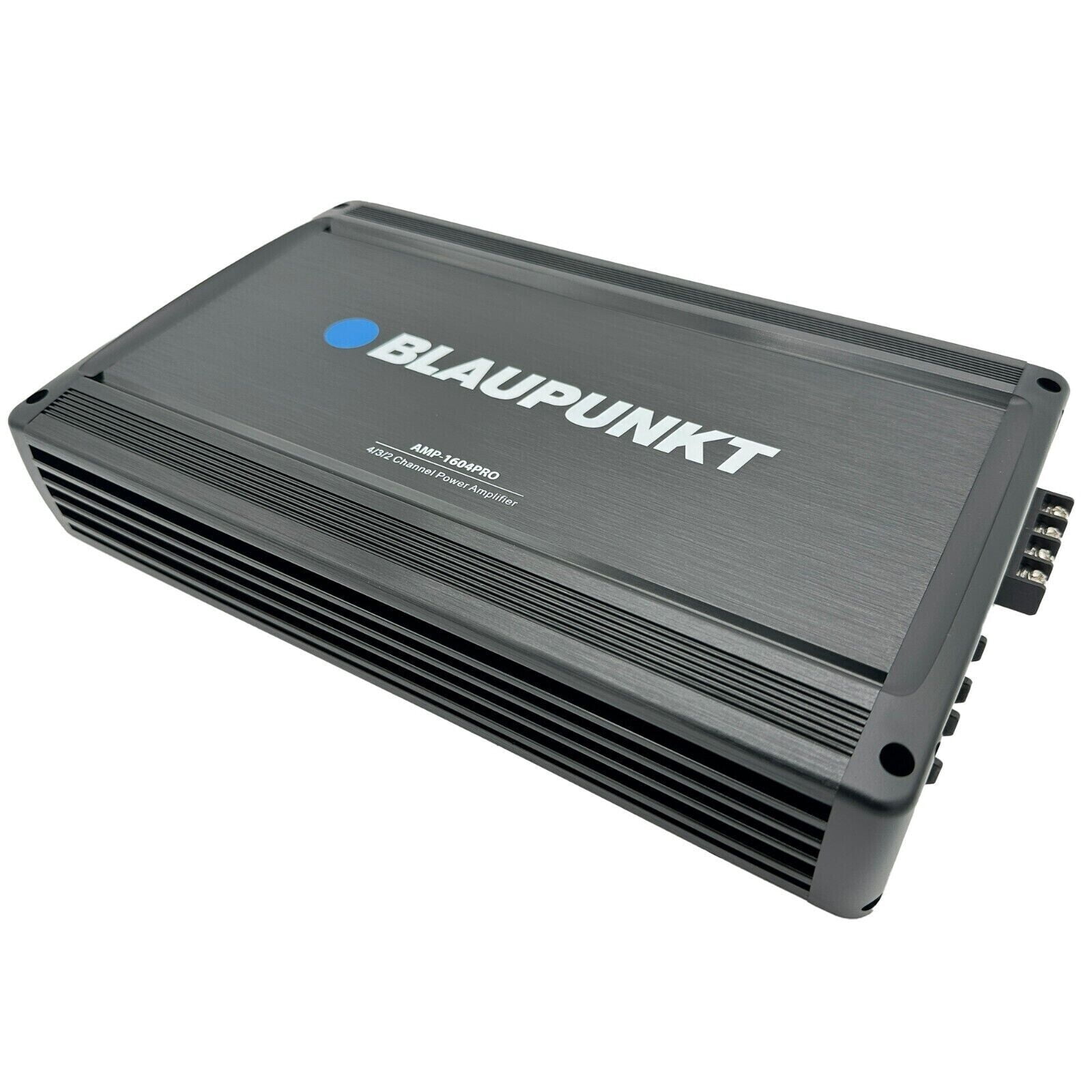 BLAUPUNKT 1604PRO Car Audio 4-Channel Amp Amplifier 1600 Watts Max Peak Power