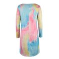 thumbnail image 4 of Moda mujer estampado cuello redondo Sexy tanque vestido manga larga básico Midi Club vestido Pompotops hdfakjf4644, 4 of 5