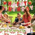 thumbnail image 2 of Ayieyill 170Pcs Happy Birthday Decorations Kit, Strawberry Birthday Party Supplies Set for 24 Guests, Includes Plates and Cups and Napkins Straws Sets, 2 of 6