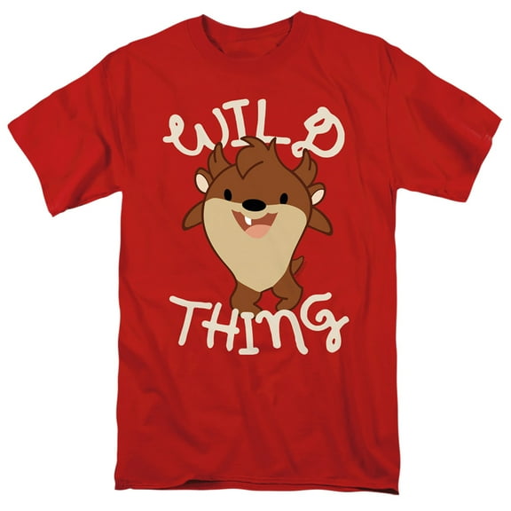 Looney Tunes Wild Thing Kid S/S Adult 18/1 T-Shirt Red