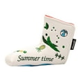 thumbnail image 1 of Golf Putter covers for head Closure Embroidery Elements Pattern Golf Head Cover Waterproof Brands - white, 17x13x9cm, 1 of 7