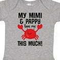 thumbnail image 4 of Inktastic Mimi and Pappy Love Me Boys or Girls Baby Bodysuit, 4 of 5