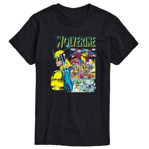 Marvel - Wolverine Panel Portrait - Men's Short Sleeve Graphic T-Shirt