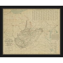 PTM Images,West Virginia Map
