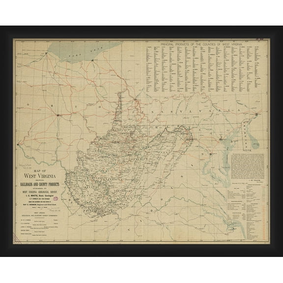 PTM Images,West Virginia Map