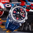thumbnail image 3 of Dual Display Electronic Watch Teen Student Waterproof Sports Watch Luminous Alarm Clock SMAEL Smail Red, 3 of 6