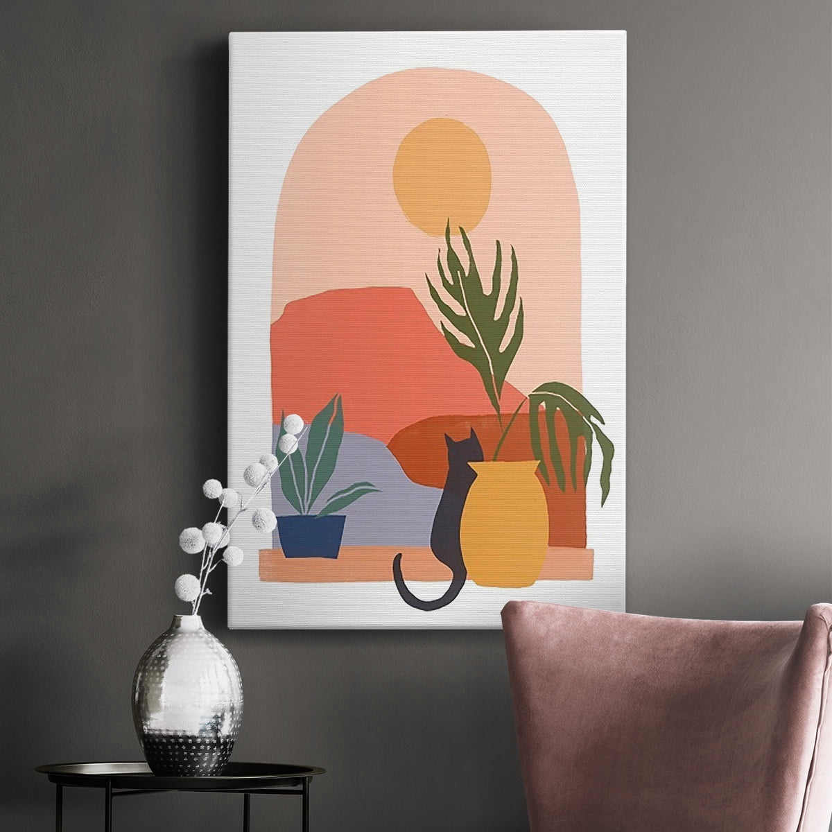 Paper Scene I Premium Gallery Wrapped Canvas - Ready to Hang