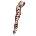 thumbnail image 2 of ziyahi Collants Aguichant pour Femmes Bas Résille Longs Noirs, 2 of 2