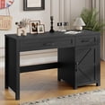 thumbnail image 5 of Vabches 47" Executive Desk with Charging Station & Cabinet, Wood Home Office Desk with Large Drawers,Workstation Table for Study, 5 of 7