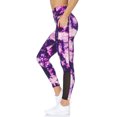thumbnail image 4 of BSP Women's High Waist 7/8 Marble Legging With Pockets & Mesh Panel, 4 of 4