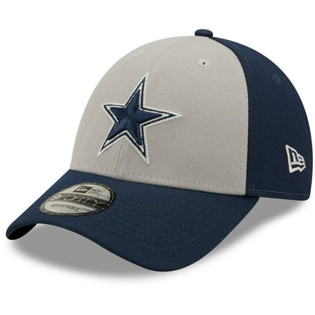 Dallas Cowboys New Era 9FORTY Adjustable Hat - Silver/Navy - OSFA