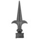 thumbnail image 1 of Garden Fence Topper Spear Fence Cap Fence Cover Decorative Metal Fence Topper Decor, 1 of 3