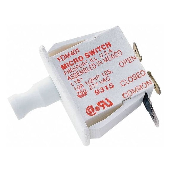 Honeywell Snap Action Switch, Plunger, 1NO/1NC 1DM401