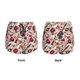 thumbnail image 3 of Balery Guitar Skull rock Pantalones cortos deportivos para mujer con forro y dos bolsillos, elásticos, para entrenamiento, gimnasio, yoga-Small, 3 of 7
