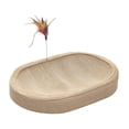 thumbnail image 5 of Toysmith Cat Scratcher Bed Cat Scratching Board Kitty Couch Furniture Protector Sofa Grinding Claw Durable Kitten Cat Scratch Pad Nest oval with cat teaser, 5 of 9