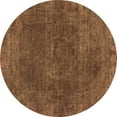 thumbnail image 1 of Ahgly Company Indoor Round Oriental Brown Industrial Area Rugs, 6' Round, 1 of 4