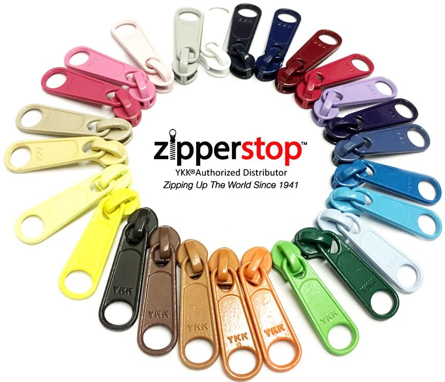 ZipperStop Wholesale Zipper Repair Kit Solution YKK Long Pull Zipper Heads 4.5mm loose