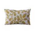 thumbnail image 5 of Plutus 16" x 16" Vine Floral Luxury Throw Pillow in Yellow, 5 of 9