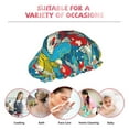 thumbnail image 6 of KLL Japanese Koi Pattern Shower Cap & Bath Cap for Women,Reversible Oversized Waterproof Shower Caps for all Hair Lengths,Elastic Reusable Bathing Hair Cap, 6 of 6