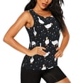 thumbnail image 2 of Fotbe Fashionable Goose Womens Loose Fit Casual Flowy Slim-Fit Tank Tops Athletic Round Neck Trendy Sleeveless Summer Tops for Gym and Yoga-X-Large, 2 of 7