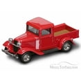 thumbnail image 3 of 1934 Ford Pickup Truck, Red - Yatming 94232 - 1/43 Scale Diecast Model Toy Car, 3 of 4