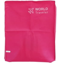 HONITANO Luggage Cover Protector Foldable Simple and Practical Design Rosy 20-Inch for Suitcase Protection 1Set