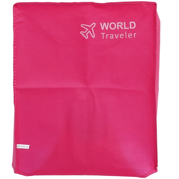 HONITANO Luggage Cover Protector Foldable Simple and Practical Design Rosy 20-Inch for Suitcase Protection 1Set