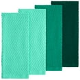 thumbnail image 3 of DecorRack 4 Large Kitchen Towels, 100% Cotton, 15 x 25 inches, Teal Green (4 Pack), 3 of 6