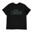 thumbnail image 4 of Merry Christmas Men Short-Sleeve T-Shirt Novelty Graphic Tees Fashion Crew Neck T Shirt Cotton Tops, 4 of 9
