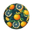 thumbnail image 2 of Balery Fresh Orangetire Cover Waterproof Dust-Proof, Universal Spare Wheel Tire Cover For Trailer, Rv, Suv Truck And Vehicle Camper Accessories-14 Inch, 2 of 9
