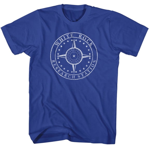 Stargate White Rock Research Royal Adult T-Shirt 2Xlt