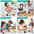 thumbnail image 4 of Kit de construcción Opmind 5 en 1 con mando a distancia STEM, 392 unidades, para niños de 8 a 12 años, 4 of 6