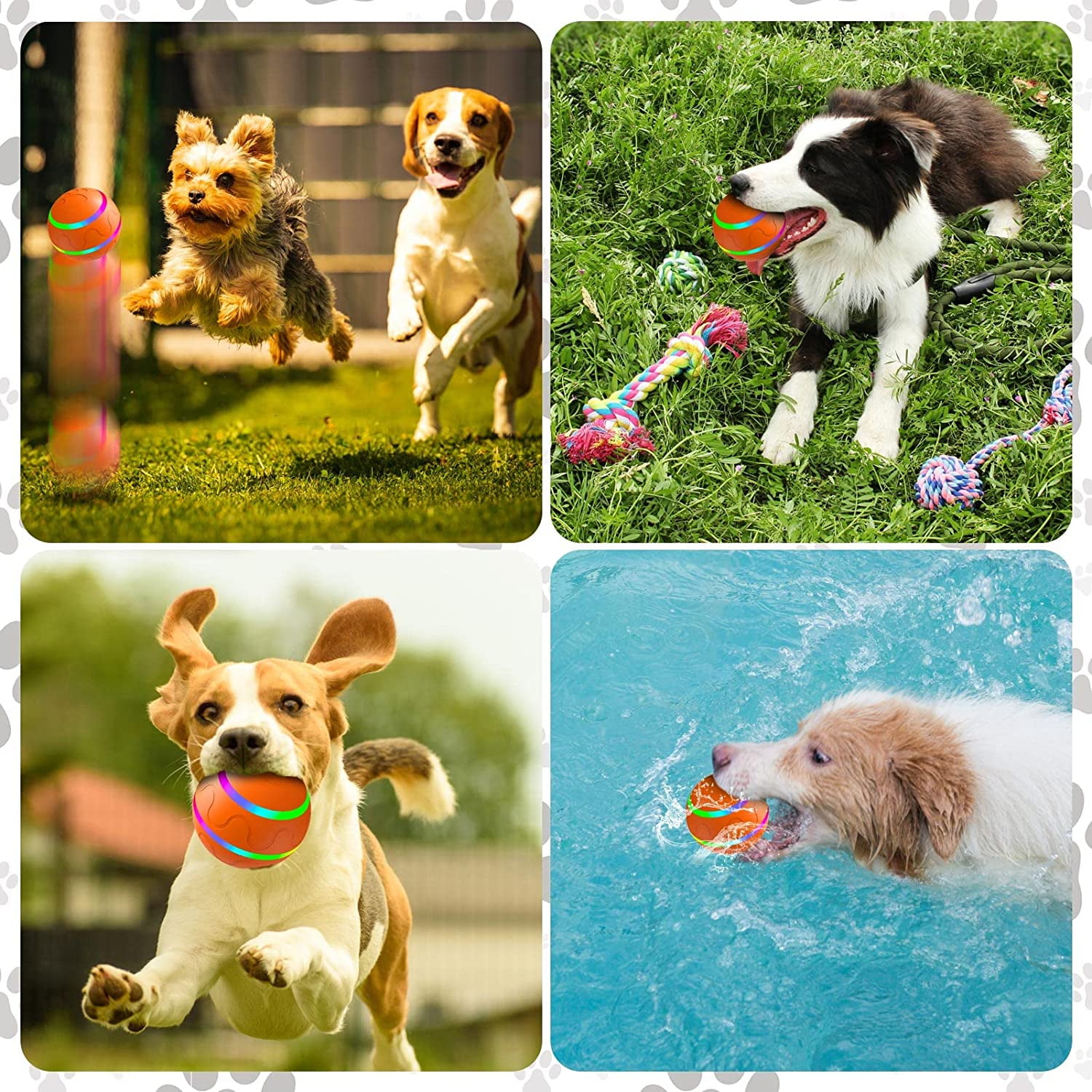 Interactive Dog Ball Toys Gliding Disc Dog Toy Active Rolling Ball For  Indoor Dogs Cats With Motion Activated Moving Pet Toys - AliExpress