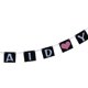 thumbnail image 5 of que le preguntó, ella dijo que , pancarta negra, de , banderines colgantes, accesorios para fotografía, de Yotijar Banner de banquete de boda, 5 of 10