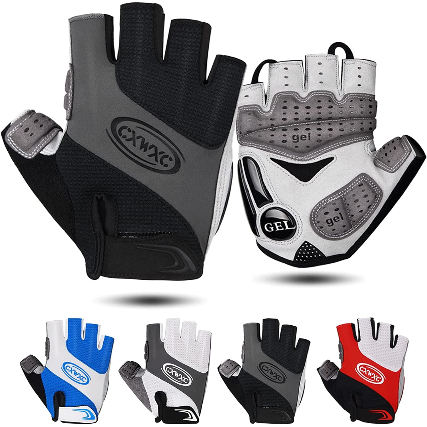 CXWXC Cycling Gloves Road Mountain Bike Riding Gloves