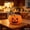 Orange, variant on Halloween Cotton Rope Woven Trick-or-Treat Basket, Pumpkin Face Handheld Storage Tote for Kids Candy Collecting