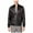Black - black, variant on I-N-C Mens Faux Leather Trim Jacket darkred XL