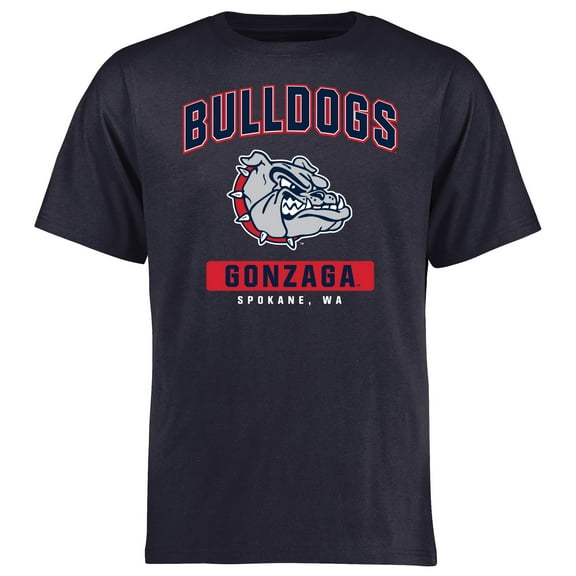 Men's Navy Gonzaga Bulldogs Campus Icon T-Shirt