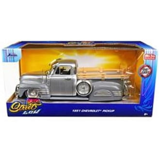Jada 1951 Chevrolet 3100 Pickup Truck Lowrider Black, Street Low