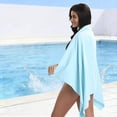 thumbnail image 4 of Lzobxe Lightweight Beach Towel Microfiber Quick Dry Sandless Pool Swim Towel Stripe and Solid Color Beach Blanket for Beach, Pool, Shower, or Bath Use, 4 of 8