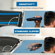 Wahl Self-Clip 360 Cordless Dual Grip Hair Clipper Kit, Black/Blue 3025768