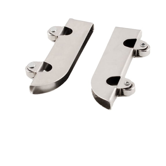 Unique Bargains 2Pcs Sliding Door 6mm Dia Dual Rollers Window Sash Pulley Wheel