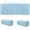 Baby Blue, variant on 2 Pack Spandex Table Skirts for 6ft Rectangle Tables, Stretch Ruffle Cover for Boho Wedding, Rustic Garden Party, Outdoor Glamping Decor, Rust