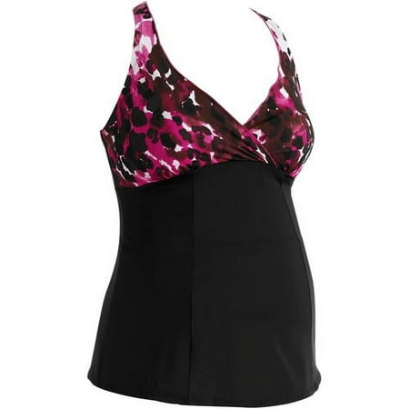 Tessuto Maternity Halter Swimdress Two-Piece Swimsuit