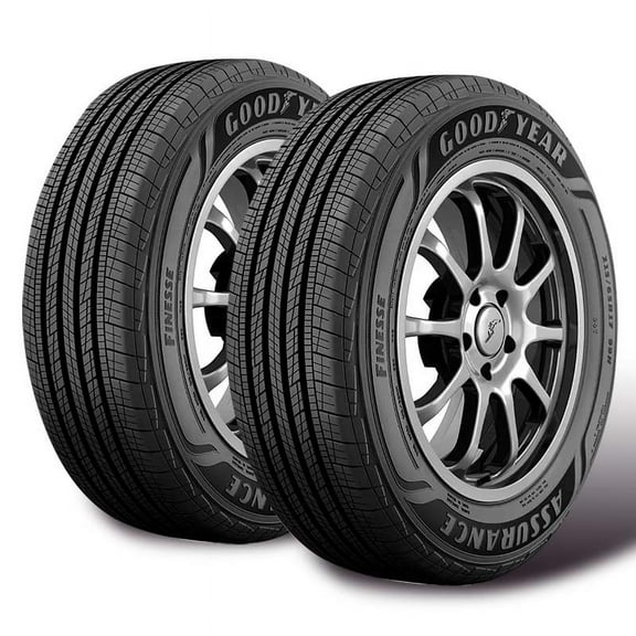 2 Goodyear Assurance Finesse 235/40R18 91W All Season Touring Tires 540AA 681064566 / 235/40/18 / 2354018