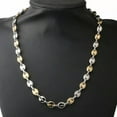 thumbnail image 2 of Multi-color 7"-40" Women Men's Chain Stainless Steel Coffee Beads Link Necklace, 2 of 6