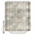 thumbnail image 2 of Brown Gray Bathroom Curtain 72 Inch Shower Curtain with Hooks, Abstract Modern Street Painting Art Ombre Waterproof Polyester Bath Curtain Washable Bathtub Curtain 60''x 72'', 2 of 6