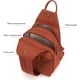 thumbnail image 2 of Vovtva Street Lite Stylish, Versatile Travel Bag, Backpack with Large Capacity, MultiLayer Waterproof Oxford Fabric Orange, 2 of 5