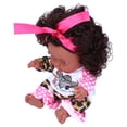 thumbnail image 3 of Muñeca Africana, Vinilo Realista Baby Play Baby Doll Muñecas Africanas Rendimiento Finamente Afinado, 3 of 9